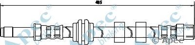 APEC BRAKING hos3016 -  Тормозной шланг